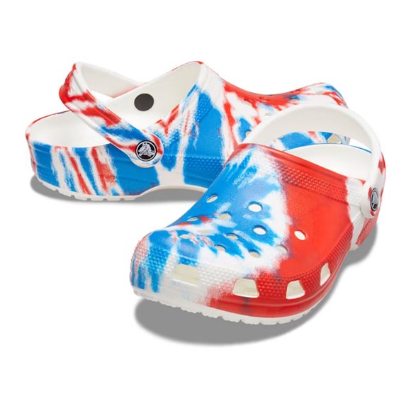 Crocs Classic Tie Dye Graphic Clog 